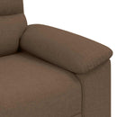 2-personers sofa 160x81x84 cm stof brun