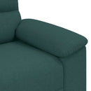 2-personers sofa 160x81x84 cm stof mørkegrøn