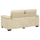 2-personers sofa 160x81x84 cm stof cremefarvet