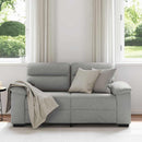 2-personers sofa 160x81x84 cm stof skygrå