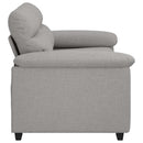 2-personers sofa 160x81x84 cm stof skygrå