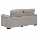 2-personers sofa 160x81x84 cm stof skygrå