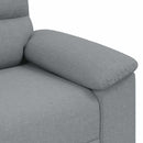 2-personers sofa 180x81x84 cm stof lysegrå