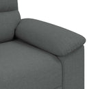 2-personers sofa 180x81x84 cm stof mørkegrå