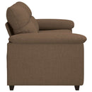 2-personers sofa 180x81x84 cm stof brun