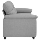 2-personers sofa 180x81x84 cm stof skygrå