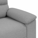 2-personers sofa 180x81x84 cm stof skygrå