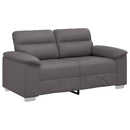 2-personers sofa grå 160x81x84 cm kunstlæder