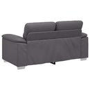 2-personers sofa grå 160x81x84 cm kunstlæder