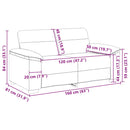2-personers sofa vinrød 160x81x84 cm kunstlæder