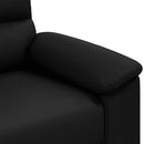 2-personers sofa sort 160x81x84 cm kunstlæder