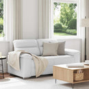2-personers sofa hvid 160x81x84 cm kunstlæder