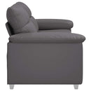 2-personers sofa grå 180x81x84 cm kunstlæder