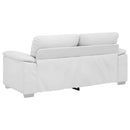 2-personers sofa hvid 180x81x84 cm kunstlæder