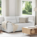 2-personers sofa hvid 180x81x84 cm kunstlæder
