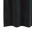 Mørklægningsgardiner 2 pcs Sort 140 x 140 cm Fløjl