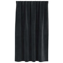 Mørklægningsgardiner 2 pcs Sort 140 x 140 cm Fløjl