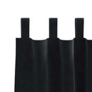 Mørklægningsgardiner 2 pcs Sort 140 x 260 cm Fløjl