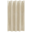 Mørklægningsgardiner 2 stk. Creme 140 x 140 cm Fløjl