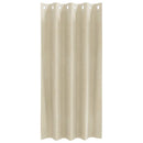 Mørklægningsgardiner 2 pcs Creme 140 x 175 cm Fløjl