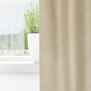 Mørklægningsgardiner 2 pcs Creme 140 x 225 cm Fløjl