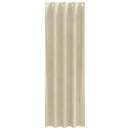 Mørklægningsgardiner 2 pcs Creme 140 x 225 cm Fløjl