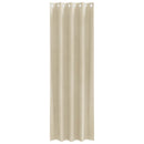 Mørklægningsgardiner 2 pcs Creme 140 x 245 cm Fløjl