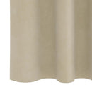 Mørklægningsgardiner 2 pcs Creme 140 x 245 cm Fløjl