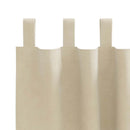 Mørklægningsgardiner 2 pcs Creme 140 x 140 cm Fløjl