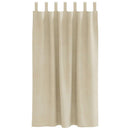 Mørklægningsgardiner 2 pcs Creme 140 x 175 cm Fløjl