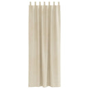 Mørklægningsgardiner 2 pcs Creme 140 x 245 cm Fløjl