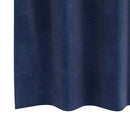 Mørklægningsgardiner 2 pcs Mørk blå 140 x 140 cm Fløjl