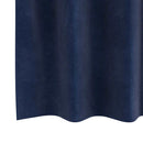 Mørklægningsgardiner 2 pcs Mørk blå 140 x 245 cm Fløjl