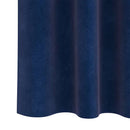 Mørklægningsgardiner 2 pcs Mørk blå 140 x 140 cm Fløjl