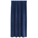 Mørklægningsgardiner 2 pcs Mørk blå 140 x 175 cm Fløjl