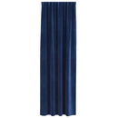 Mørklægningsgardiner 2 pcs Mørk blå 140 x 245 cm Fløjl