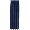 Mørklægningsgardiner 2 pcs Mørk blå 140 x 260 cm Fløjl