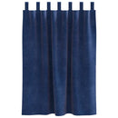 Mørklægningsgardiner 2 pcs Mørk blå 140 x 140 cm Fløjl