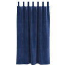 Mørklægningsgardiner 2 pcs Mørk blå 140 x 175 cm Fløjl