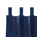 Mørklægningsgardiner 2 pcs Mørk blå 140 x 245 cm Fløjl