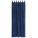 Mørklægningsgardiner 2 pcs Mørk blå 140 x 245 cm Fløjl