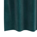 Mørklægningsgardiner 2 pcs Mørkegrøn 140 x 140 cm Fløjl
