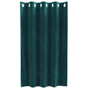 Mørklægningsgardiner 2 pcs Mørkegrøn 140 x 140 cm Fløjl
