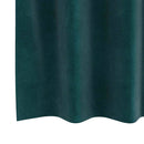 Mørklægningsgardiner 2 pcs Mørkegrøn 140 x 175 cm Fløjl