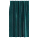 Mørklægningsgardiner 2 pcs Mørkegrøn 140 x 140 cm Fløjl