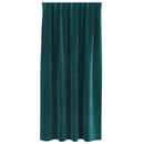 Mørklægningsgardiner 2 pcs Mørkegrøn 140 x 175 cm Fløjl