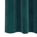 Mørklægningsgardiner 2 pcs Mørkegrøn 140 x 225 cm Fløjl