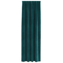 Mørklægningsgardiner 2 pcs Mørkegrøn 140 x 260 cm Fløjl