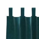 Mørklægningsgardiner 2 pcs Mørkegrøn 140 x 140 cm Fløjl