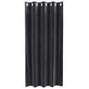 Mørklægningsgardiner 2 pcs Mørkegrå 140 x 175 cm Fløjl